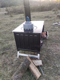 Stove With Oven, Camping Stove, Fire Pits, Cabins In The Woods, Off The Grid, Wood Stove, Caravan, Cookware, Stove