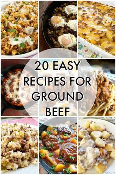 20 easy recipes for ground beef