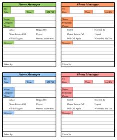 the printable time card is shown in four different colors and sizes, including one for each