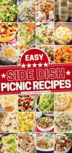 Side Dish Picnic Recipes Camping Side Dishes, Easy Cookout Side Dishes, Best Picnic Food, Cold Side Dishes, Easy Picnic Food, Easy Side Dishes, Picnic Side Dishes, Cookout Sides