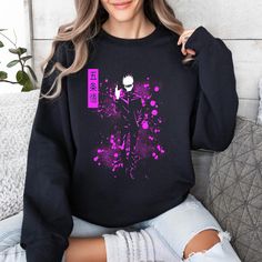 Gildan 18000 Sweatshirt Are you looking for Anime Sweatshirt? We got you! ✅ ABOUT OUR Satoru Gojo Crewneck ▸ These garments are made from polyester and cotton. ▸ The collar is ribbed knit, so it retains its shape even after washing. ▸ There are no itchy side seams on these sweaters. ▸ Printed and shipped from the USA ▸ Shipped in a safe package to ensure it arrives perfect. GUARANTEED. ✅ HOW TO ORDER your Gojo Sweatshirt 1. Check our photos for sizing and color options. 📏 2. Choose your quantity. Feel free to add as many shirts as you wish! ✨ 3. Select your size and color from the drop-down menus. ✨ 4. Click "ADD TO CART" to add the shirt to your virtual cart. 🛒 5. Click "PROCEED TO CHECKOUT" to purchase your shirt. 🛒 6. Your shirt is now off to production! We will process your order an Gojo Sweatshirt, Anime Sweatshirt, Lover Sweatshirt, Anime Lover, Miami Fl, Jujutsu Kaisen, Jujutsu, Color Options, Ribbed Knit