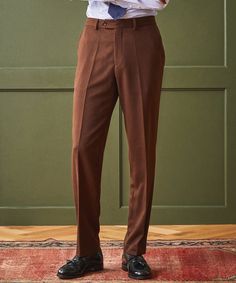 One half of the perfect suit for the season, in soft, luxurious Italian cashmere that looks as good as it feels. Our signature Sutton Trouser offers a twist on a traditional tailored cut — with a moderate rise and flat front, they fall straight through the hip and taper to a modern, slim fit through the thigh and knee. Pair with the matching Sutton Jacket for a full suit, or wear solo with your favorite sweater and sneakers for an elevated weekend look.Tollegno 1900 (founded in its eponymous year) oversees its entire production chain — from raw materials to spinning to weaving — in pursuit of continuing Italy’s Biellese wool textile tradition. Matching Sutton Suit Jacket Available 100% Cashmere Tailored Fit Moderate Rise Belt Loop Extended Tab Closure Partially Lined Hemmed Cuffs Fabric Suit Pant, One Half, Favorite Sweater, Suit Jacket, Cashmere, Slim Fit, Trousers, Twist, Pants