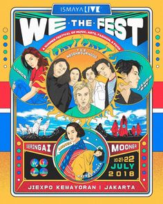 the poster for we are the fest