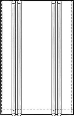 the front and back side of a clear plastic case with two sides facing each other