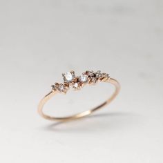 Cluster Moissanite Ring Non Expensive Engagement Rings, Simple Engagement Rings Gold, Wed Rings, Secret Engagement, Minimalist Engagement Rings, Large Diamond Rings, Cluster Diamond Ring, Ring Party Jewelry, Kylie Makeup