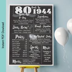 a chalkboard sign with the dates for each event