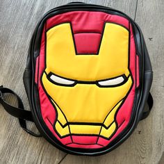 Disney Marvel Avengers Ironman Helmet Convertible Backpack Crossbody Bag New With Out Tags/Never Used. Disney Style School Backpack, Novelty Red Travel Bag, Themed Backpack For School, Themed School Backpack, Themed Red Backpack For School, Red Character Bag For School, Themed Red School Backpack, Disney Backpack With Case For School, Disney Backpack For School With Case Included