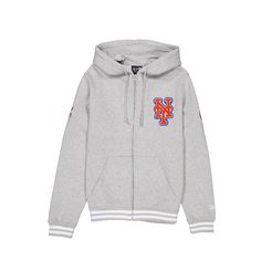 The New York Mets Gray Logo Select Full-Zip Hoodie features a chenille applique Mets logo at the left chest with an alternate team logo patch embroidered at the left arm and a 1986 World Series patch at the right arm.Fabric: 80% Cotton, 20% Polyester Chenille Applique, Mets Logo, Hoodie Xxl, New York Mets, World Series, Full Zip Hoodie, Team Logo, Zip Hoodie, Patch Logo