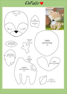 the instructions to make an animal mask for children's face and head, with text below