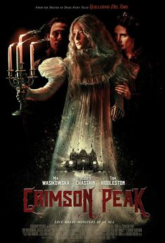 the movie poster for crimson peak