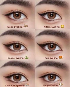 Eyeliner Guide, Cat Eye Eyeliner, Eyeliner Techniques, Eyeliner Hacks