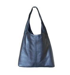 This LaGaksta Pebbled Hobo has an iconic shape that is simple, slouchy and classic. Made in Italy with high quality durable pebbled genuine leather. An excellent bag for travel or everyday. The wide bottom creates a spacious interior. The zip closure keeps your items secure and the wide leather straps are comfortable on the shoulder. This handbag is large and functional with quality construction and practical features which are the hallmarks of LaGaksta designs. THICK QUALITY PEBBLED ITALIAN LEA Blue Leather Handles Hobo Bag For Everyday, Hobo Bags, Versatile Blue Leather Hobo Bag, Blue Soft Leather Hobo Shoulder Bag, Blue Soft Leather Hobo Bag With Double Handle, Blue Hobo Bag With Leather Handles For On-the-go, Italian Leather Handbags, Shoulder Backpack, Travel Tote Bag