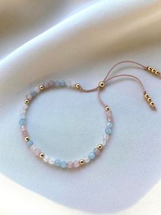 Fertility Crystal Bracelet. Delicate Pregnancy Bracelet. - Etsy Natural Stone Bracelet Ideas, Bracelet Packaging Ideas, Pulseras Ideas, Fertility Crystals, Bracelet Packaging, Diy Bracelet Designs, Beads Bracelet Design, Handmade Jewelry Tutorials, Jewelry Accessories Ideas