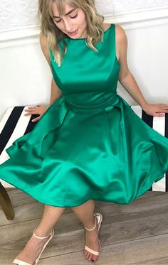 Dress Silhouette, Boat Neck, Wedding Party Dresses, Tea Dress, Homecoming, Homecoming Dresses, Graduation Dress, Custom Color, Long Dress