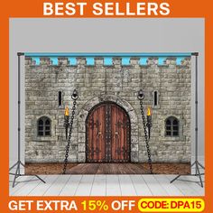 an image of a castle with the text best sellers get extra 15 % off code dpa16