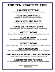 the top ten practice tips for teachers