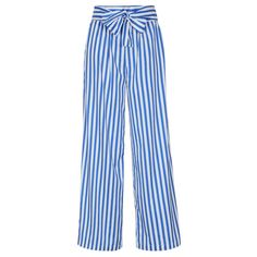 Material: Acetate • Length: Full Length • Style: Flat, Wide Leg Pants, Casual • Decoration: Sashes • Type: High, Broadcloth, Zipper Fly, Loose, Print Blue Belted Summer Bottoms, Tie Waist Pants For Day Out, Wide-leg Pants With Tie Waist For A Day Out, Straight Pants With Tie Waist For Day Out, Tie Waist Long Pants For Workwear, Workwear Bottoms With Tie Waist And Long Pants, Chic Bottoms With Tie Waist, Chic Belted Bottoms, Belted High-waisted Pants For Day Out