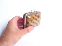 This beautiful mini purse. It is suitable for storing coins or banknotes. Made in the 1960s. Good vintage condition. The purse is used. Great idea for mommy gift or woman gift! Dimensions: 8 cm x 6 cm / 3.1 in x 2.4 in. All photos are real. FOR MORE DETAILS, PLEASE LOOK AT THE PICTURES. If you have any questions please email me. PAYMENT We accept PayPal and credit/debit cards. Estimated shipping times: Canada: 10-20 business days Japan: 10-20 business days United States: 10-25 business days Euro Gift Rectangular Clutch With Card Slots, Brown Rectangular Portable Coin Purse, Retro Compact Coin Purse As Gift, Retro Compact Coin Purse For Gift, Compact Retro Coin Purse Gift, Brown Portable Coin Purse For Gift, Portable Brown Coin Purse For Gift, Brown Coin Purse For Gifts, Brown Clutch Coin Purse Gift