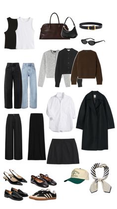 Outfit Layout, Fall Winter Wardrobe, 가을 패션, Casual Style Outfits, College Outfits, Everyday Outfits, Capsule Wardrobe