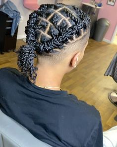 Guy Braids, Short Hair Dreadlocks, Stud Hairstyles, Guys Hairstyles, Cornrow Styles For Men, Hair Twists Black, Cornrow Styles, Hair Dreadlocks, Braid Styles For Men