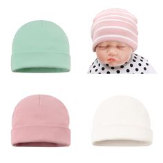 PRICES MAY VARY. HIGH QUALITY MATERIAL:Our baby newborn hats are made of high quality Cotton.Soft warm and comfortable,stretchy and flexible,no pilling;Keeps your little ones head toasty warm and looking adorable in the cold winter days. PROPER SIZE:The newborn hospital hat is 4.9*5.3 inches for Preemie-1 Months and 5.1*5.9 inches for 0-6 Months;6.3*7.5 inches for 6-12 Months.The infant beanie is slightly elastic and It doesn't put pressure on the child's head, and it keeps him warm. FEATURE:Our Infant Hats, Preemie Boy, Infant Beanie, Hats For Girls, Newborn Hospital Hats, Infant Hat, Preemie Baby, Boys Beanie, Baby Winter Hats