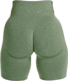 Green Stretch Bottoms With Short Leg, Green Stretch Short Leg Bottoms, Nylon Gym Bottoms In Solid Color, Casual Compression Green Pants, Green Stretch Gym Bottoms, Green Stretch Bottoms For Gym, Stretch Green Gym Bottoms, Green High Waist Sports Bottoms, High Waist Green Sports Bottoms