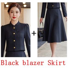 CN: GuangdongFit Type: SlimItem Type: Skirt SuitsOrigin: Mainland ChinaGender: WOMENMaterial: PolyesterDecoration: PocketsSleeve Length(cm): FullClothing Length: RegularDresses Length: Knee-LengthClosure Type: Double BreastedCollar: NotchedStyle: Office LadyModel Number: 89118is_customized: NoPlace Of Origin: China (Mainland)Age: 25-34Clothing Patterns: SLIMFabric content: 91% (inclusive) - 95% (inclusive)Fabric Type: Synthetic fiberRelease Date: Autumn 2022Pattern Type: SolidSeason: Autumn/Wint Business Suits, Blazer And Skirt, Red Blazer, Formal Business, Business Suit, Black Blazer, Skirt Suit, Red Jacket, Blazer