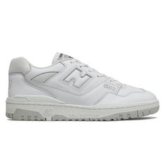 All White New Balance, New Balance 555, New Balance 550 White Grey, New Balance 550 White, Grey New Balance, New Balance White, Basketball Shoes For Men, Balance 550, New Balance Black