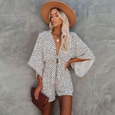 V-Neck Wide Leg Romper Loose Romper, Overalls Casual, Leopard Print Jumpsuit, Crop Pullover, Wide Leg Romper, Leopard Print Shorts, Loose Jumpsuit, Short Playsuit, Long Jumpsuits