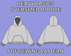 the hoodie sewing pattern is easy to sew