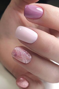 Remedios caseros para hacer crecer las uñas más rápido Unghie Sfumate, Romantic Nails, Vibrant Nails, Nails 2020, Short Acrylic Nails Designs, Bridal Nails, Chic Nails, Short Acrylic Nails