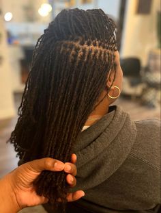 Microlocs Aesthetic, Textured Loc Extensions, Sisterlocks Aesthetic, Medium Size Sisterlocks, High Porosity Hair, Loc Journey Memes, Queen Hair