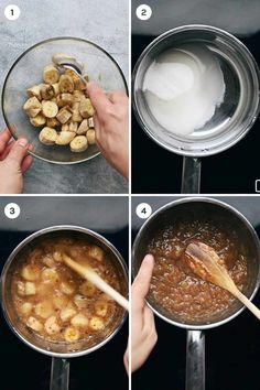 step by step instructions on how to cook potatoes in a saucepan and then fry