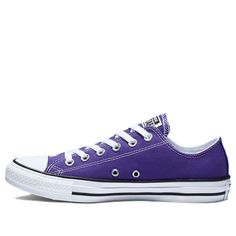 Converse Chuck Taylor All Star Low Top Purple/White Canvas Shoes/Sneakers Casual Purple Converse Sneakers, Converse Purple Sneakers With Rubber Sole, Purple Converse Sneakers With Rubber Sole, Converse Purple Sneakers For Streetwear, Converse Purple Sports Sneakers, Purple Converse Lace-up Sneakers, Purple Converse Sneakers For Sports, Purple Converse Low-top Sneakers, Purple Low-top Converse Sneakers