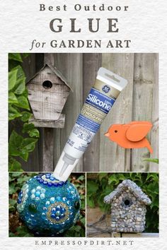 the best outdoor glue for garden art