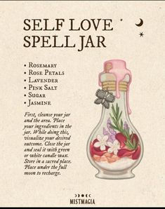 Self Love Spell Jar, Self Love Spell, Shadow Book, Rooted In Love, Hoodoo Oils