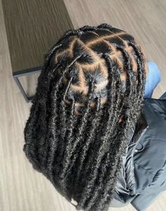 Faux Locs In Ponytail, Fake Locks Hairstyle, Fake Locs Hairstyles, Fake Hair Braids, Hair Expo, Hair Braid Patterns, Black Ponytail Hairstyles, Cute Braided Hairstyles