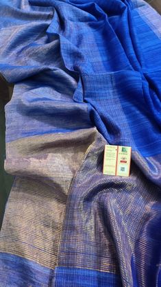 *Exclusive Bengal Handloom* 2ply Resom by Pure Matka, Tested Zari Border With Resom by Noil Blouse Piece *Silk Mark Certified* Export Quality Assured #dfeminineshoppeestore DM for orders!!!!!!!. Dr Neeta sharma -8827366281