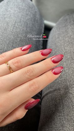 Nail Tip Designs, Cherry Nails, Subtle Nails, Nail Tips, Stylish Nails, Nail Inspo, Nails Inspiration, Diy Gifts, Eyeliner