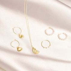 We’re picky about our pearls. Our collection of modern-feel pearl pieces takes your grandmother's favorites and incorporates them into the latest trends, interpreted from our NYC-gal perspective. These gem-quality pearls are freshwater cultured beauties, set in solid 10k gold that won't tarnish or flake. We may have expensive taste, but crazy mark-ups aren’t really our thing. So we balance the best quality and the best price — enough said. 10k Solid yellow gold White freshwater cultured pearl 20 Girl Tools, Stone And Strand, Sparkly Top, Jewelry Styles, Jewelry Brands, Pave Diamond Ring, Wedding Sale, Expensive Jewelry, Sell Gold