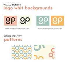 the logo and font design for visual identity