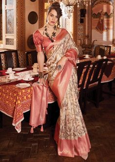 A Digital Printed Saree is a contemporary take on the timeless elegance of Silk Saree. Each saree is meticulously crafted using premium quality fabric, featuring intricate and vibrant prints that are inspired by nature, Mughal art, and ancient Indian motifs. The luxurious texture, combined with the elegant drape, makes it an ideal choice for various occasions, from festive celebrations to casual gatherings. The delicate detailing and vibrant colors add a touch of sophistication and charm, making Soft Saree, Indian Motifs, Mughal Art, Saree For Women, Cultural Celebration, Elegant Drapes, Printed Saree, Beige Light, Charm Making