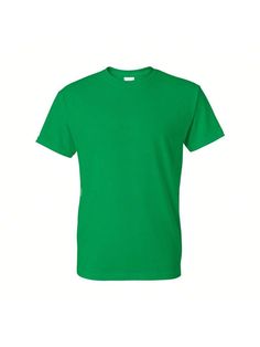 5.5 oz./yd (US) 9.2 oz./L yd (CA), 50/50 cotton/polyester, 20 singles. Heather Sport colors: 65/35 polyester/cotton. Safety Green: Compliant with ANSI / ISEA 107. Midweight fabric with DryBlend technology: delivers moisture management properties. Classic fit. Non-topstitched, classic width, rib collar. Taped neck and shoulders. Double-needle sleeve and bottom hems. Tear away label.DryBlend T-Shirt (Irish Green) Dark Green    Fabric   Non-Stretch  Men Clothing, size features are:Bust: ,Length: ,S Relaxed Fit Plain Green T-shirt, Basic Green Cotton T-shirt, Dark Green Fabric, Green Dark, Green Fabric, Men Clothing, 50 50, All Fashion, Dark Green