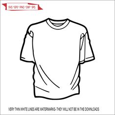 a white t - shirt with the text very thin lines watermarks, they will not be in the following words