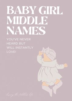 baby girl middle names you've never heard but will instantly love