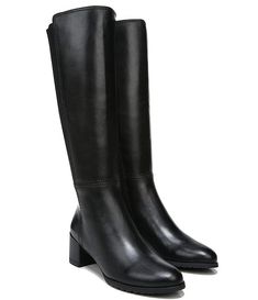 Modern Wide Calf Leather Boots, Classic Synthetic Boots With Reinforced Heel, Workwear Boots With Removable Insole, Closed Toe Leather Boots For Office, Faux Leather Work Boots With Removable Insole, Leather Closed Toe Boots For Office, Leather Closed Toe Office Boots, Business Leather Boots Waterproof, Waterproof Leather Boots For Business