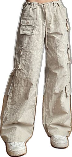 Y2k Sweatpants, Beige Cargo Pants, Khaki Cargo Pants, Casual Cargo Pants, Sweatpants Style, Wide Leg Sweatpants, Baggy Pants, Baggy Pant, Cargo Pocket