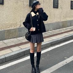 Korean Outfits, Winter Fashion Outfits, Kawaii Fashion, Aesthetic Outfits, Asian Fashion, Beauty Fashion, Aesthetic Clothes, Pretty Outfits