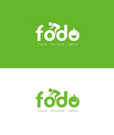 the logo for food delivery company fodde, which has been designed to look like it