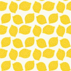 a yellow and white background with small dots